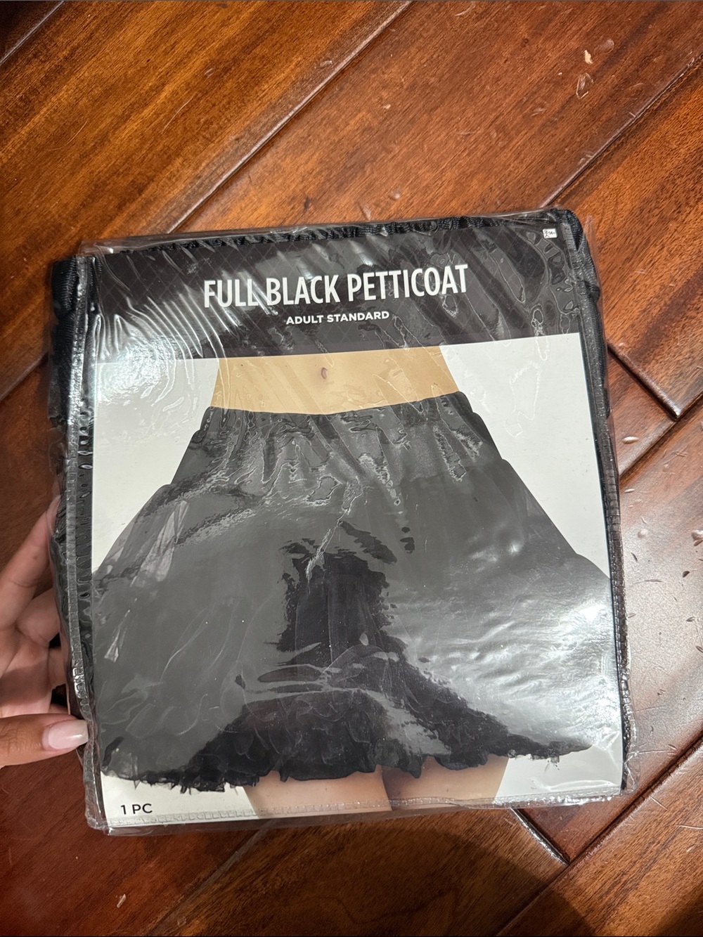 Full Black Petticoat - Adult Standard